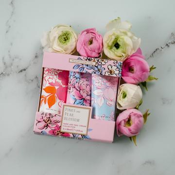 Pinks and Pear Blossom Hand & Nail Cream Collection