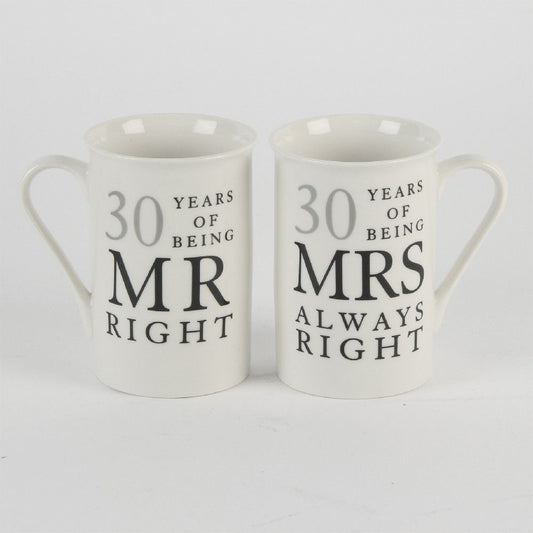 AMORE GIFT SET - 30 YEARS MR RIGHT/MRS ALWAYS RIGHT