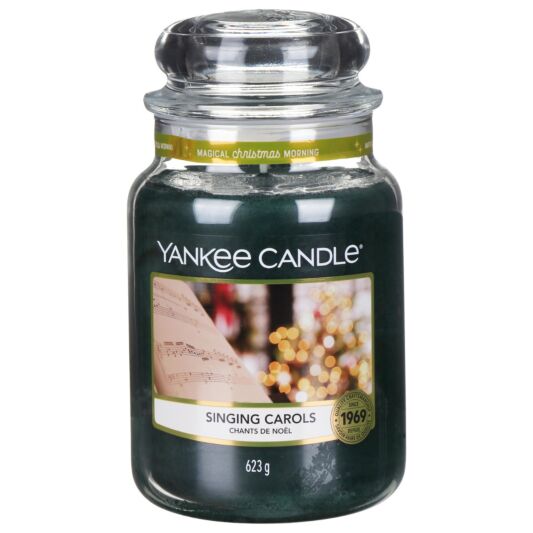 SINGING CAROLS YANKEE CANDLE ORIGINAL LARGE JAR