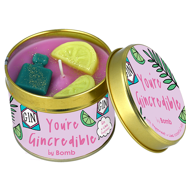 You're Gincredible Tin Candle